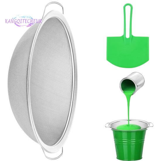 

Мелкоячеистый сетчатый фильтр для краски, 2 шт., нержавеющий, устойчивый к коррозии, сетка фильтра для краски на водной основе из нержавеющей стали