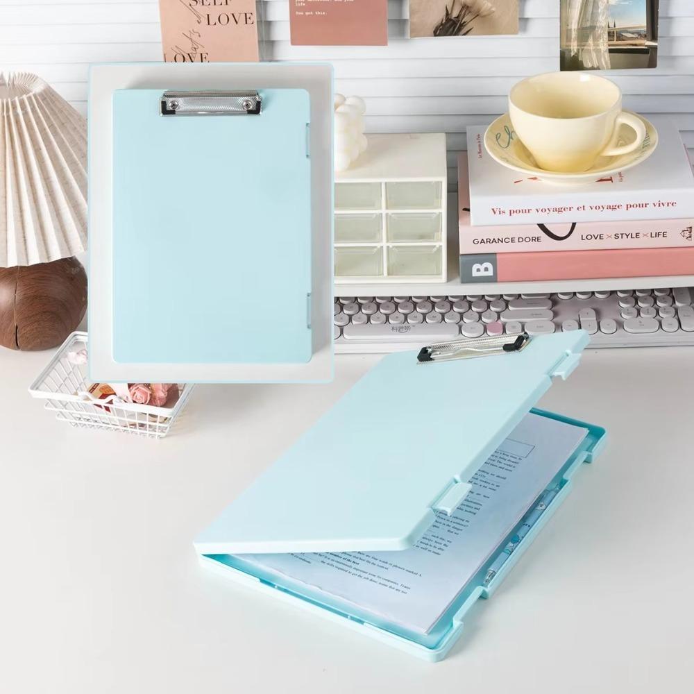Multifunctional A4 Folder Clamp Storage Box Writing Storage Integrated Student Test Paper Folder