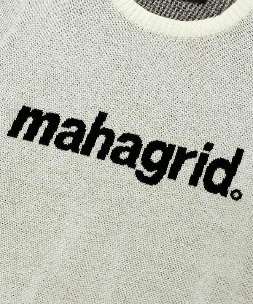 MAHAGRID Basic Logo Knit Sweater Ivory(Mg2Efmk620A)