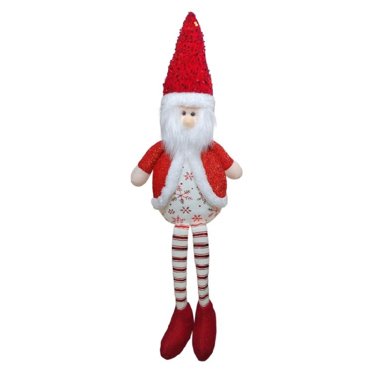 

Christmas Figures Ornament Stuffed Toy Desktop Decorations Plush Santa Snowman Reindeer For Mantels Bookshelf Kid Room