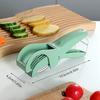 1Pc Kitchen Fruit Slicer Multifunctional Fruit and Vegetable Slicer Fruit Slicer Pro Rustproof for BBQ/Catering Cucumber Slicer