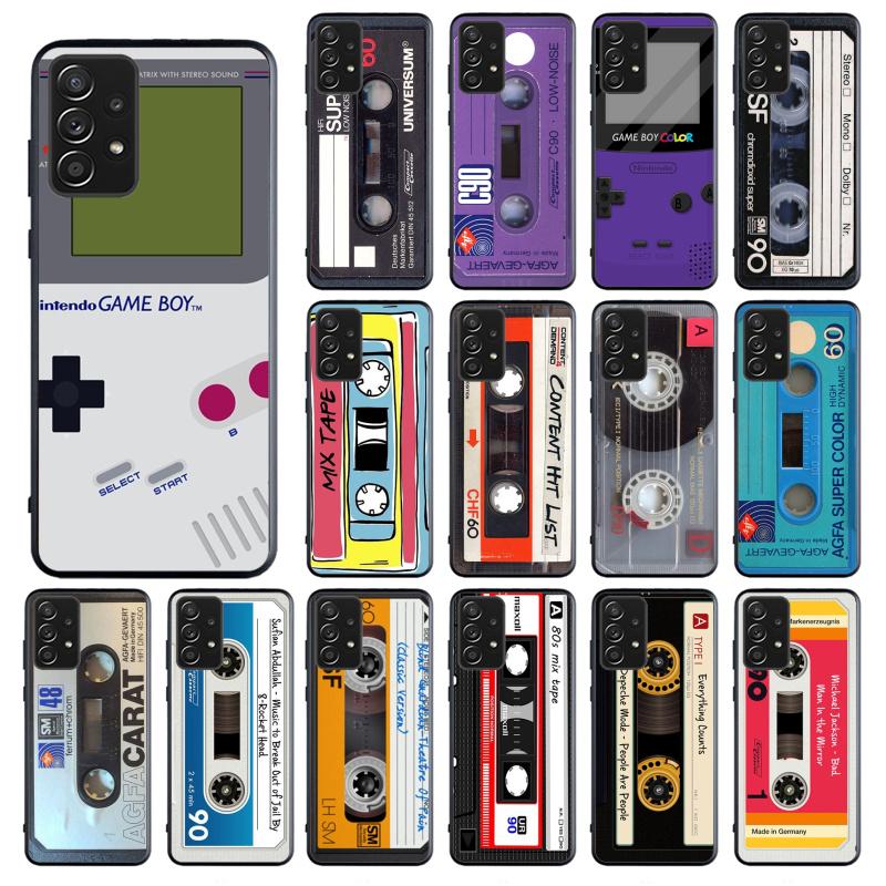 

Cassette Tape Retro Game Boy Case for Samsung Galaxy A13 A22 A12 A32 A71 A11 A21S A33 A52 A72 A51 A50 A70 A31 M31 Funda Coque