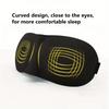Men and Women 3D Black Eye Shade Cover Soft Blackout Eye Mask for Sleeping Comfortable Padded Eye Shade Cover Travel Relax Aid