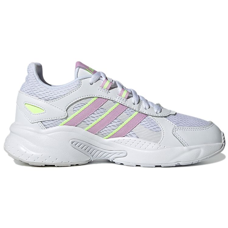 Adidas Neo Crazychaos Shadow Mesh Leather Retro Low-Top Lifestyle Sneakers Women sneakers White Pink Green FZ1289