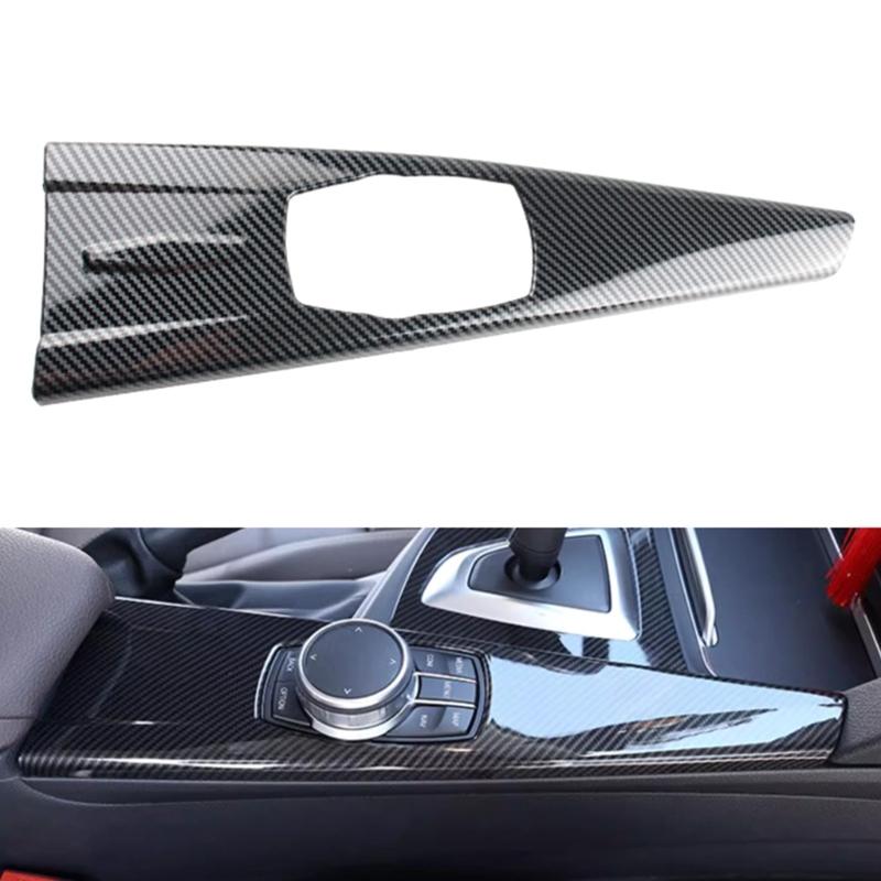 Premium ABS Center Console Sticker For F30 F34 4 F32 F36 2013-2017 Car Interior Multimedia Panel Cover Trim