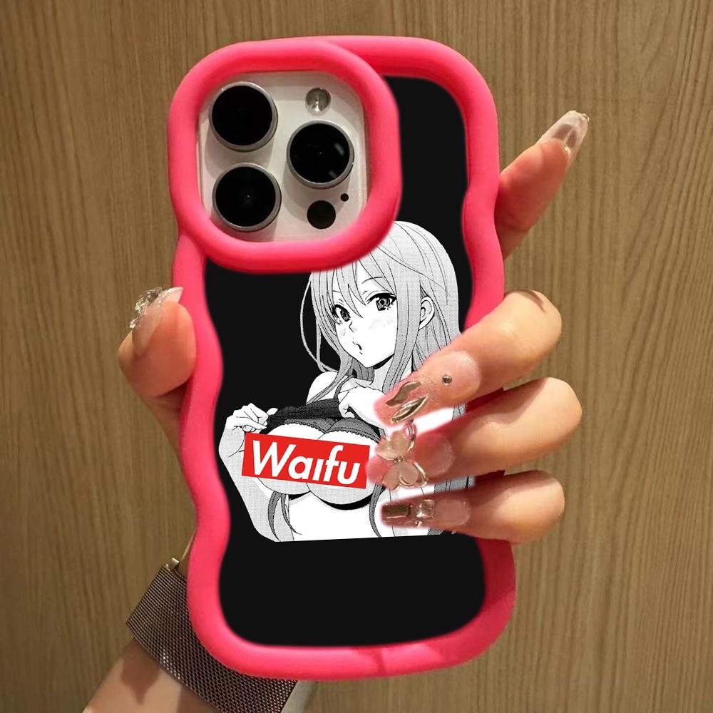Ae81 Hentai Harajuku Anime Girl art Protective Phone Cases for Samsung S24 Plus S23 Ultra A14 A55 A06 Honor Motorola OnePlus Big Wave TPU Back Cover