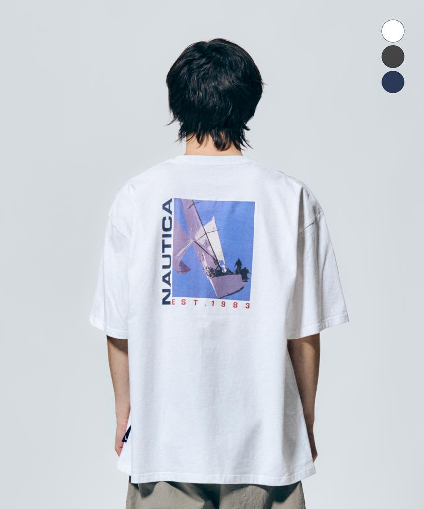 NAUTICA Sailing Vertical T-Shirt (3 Colors) Nts5686