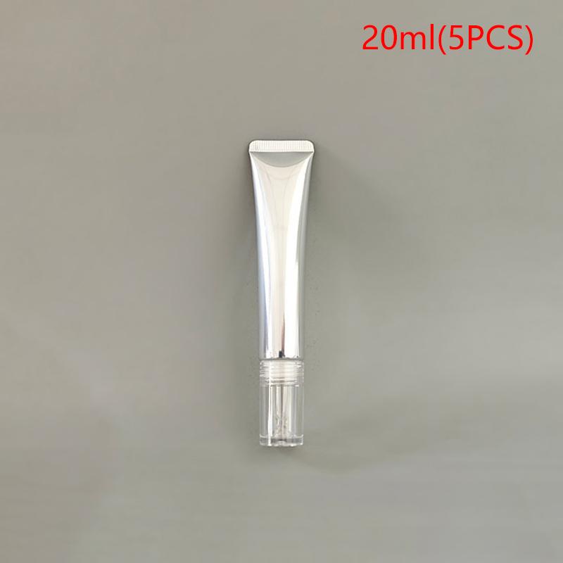 10Ml/15Ml /20Ml Soft Empty Hose Tube 5Pcs Travel Portable Eye Cream Tubes Cosmetic Container Empty Gel Dropper Tubes