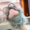 Fursuit Kigurumi Pluszowe Rękawice Łapy Kota Futrzaste Rekwizyty Cosplay Urocze Rękawice z Kocimi Pazurami Prezenty