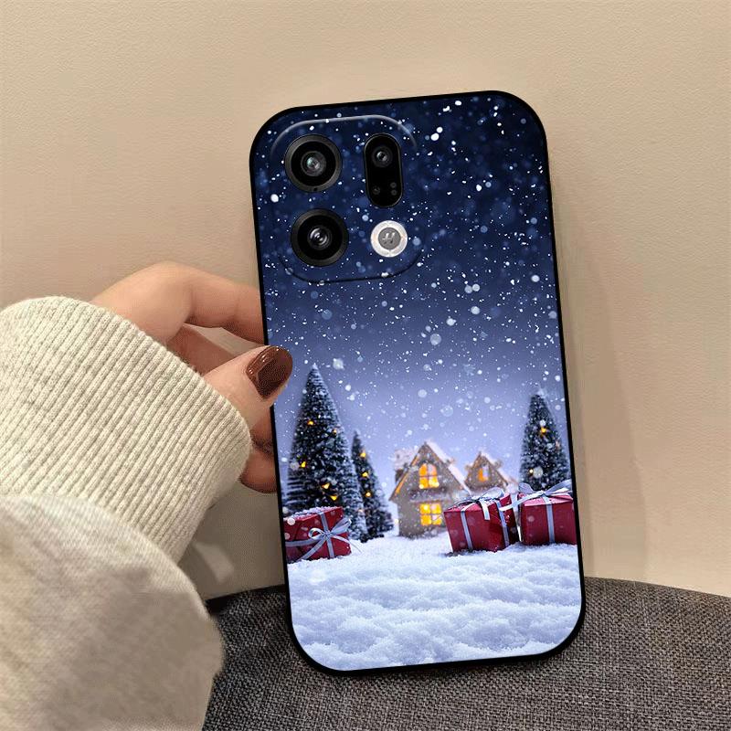 Christmas Phone Case For OPPO Find X9 Pro FindX9 X8 Ultra X8s X8Pro X8s + Plus Shockproof Protect Soft Silicone TPU Cover Coque