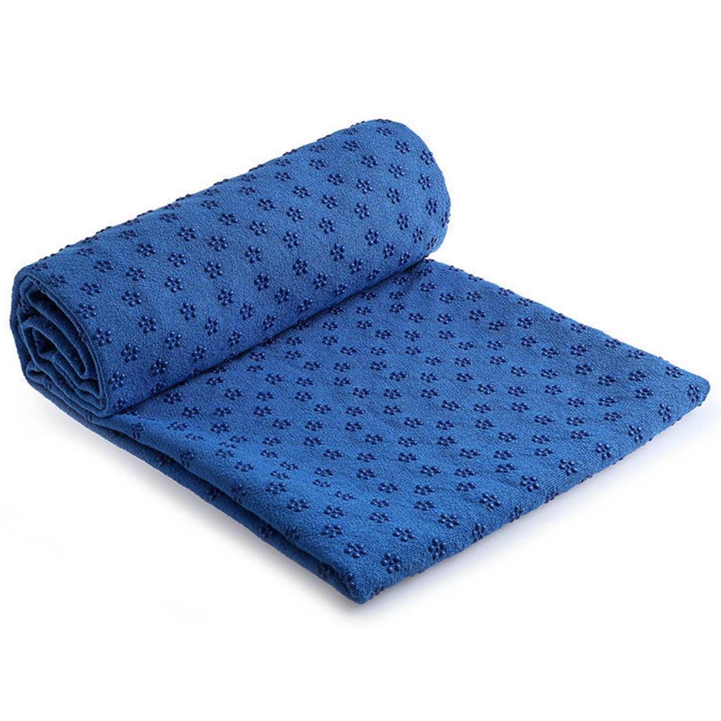 Stylish Yoga Yoga Yoga Perfect for Hot and Training Rug, Mat, Towel, Non-Slip, Yoga, Stretching, Exercise, (Blue)