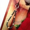 Crystal Glass Bead Phone Lanyard: Anti-Lost Fashion Accessory Keychain