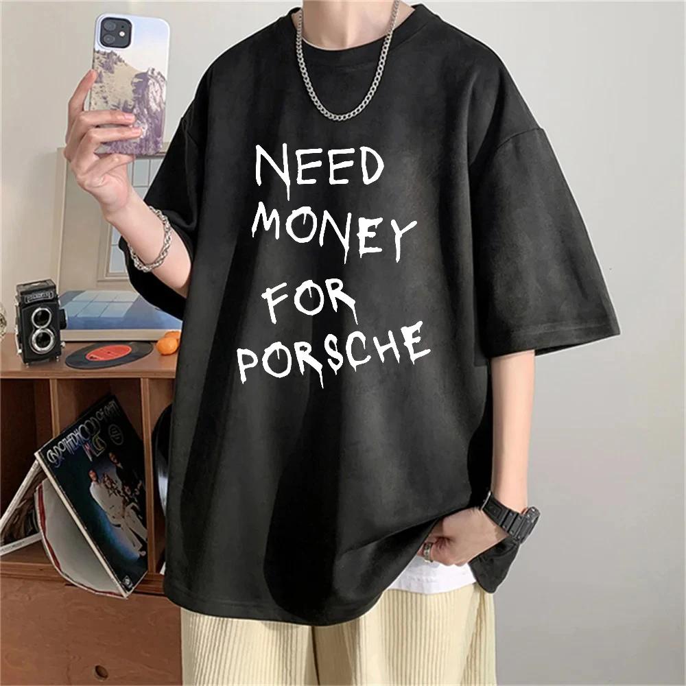 Men's Fashion Brown Luxury Printed Suede T-Shirt Men's Fashion Men's Summer Brand T-Shirt Sports Men's Clothing