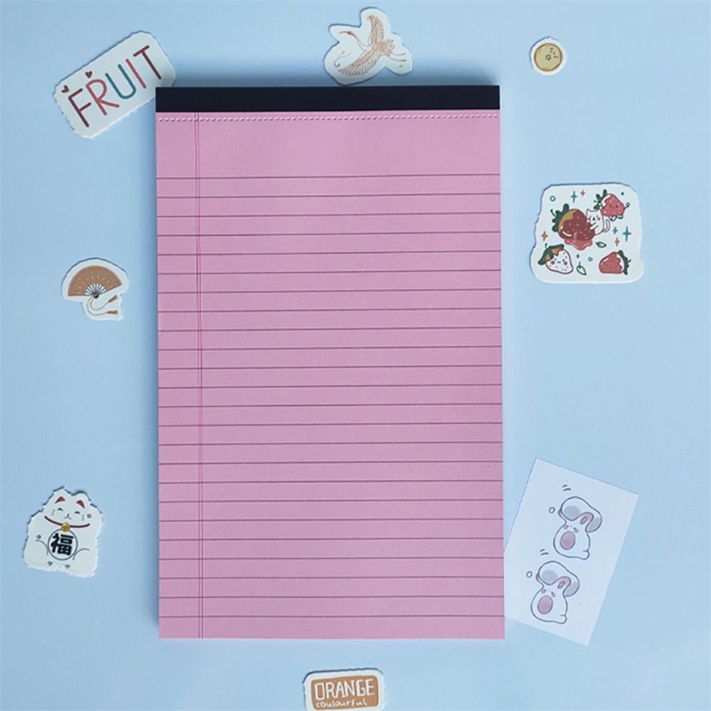 Tearable Legal Pad Ink-proof Lined Paper Memo Pad Writing Sheet Paper  Scribbling Book
