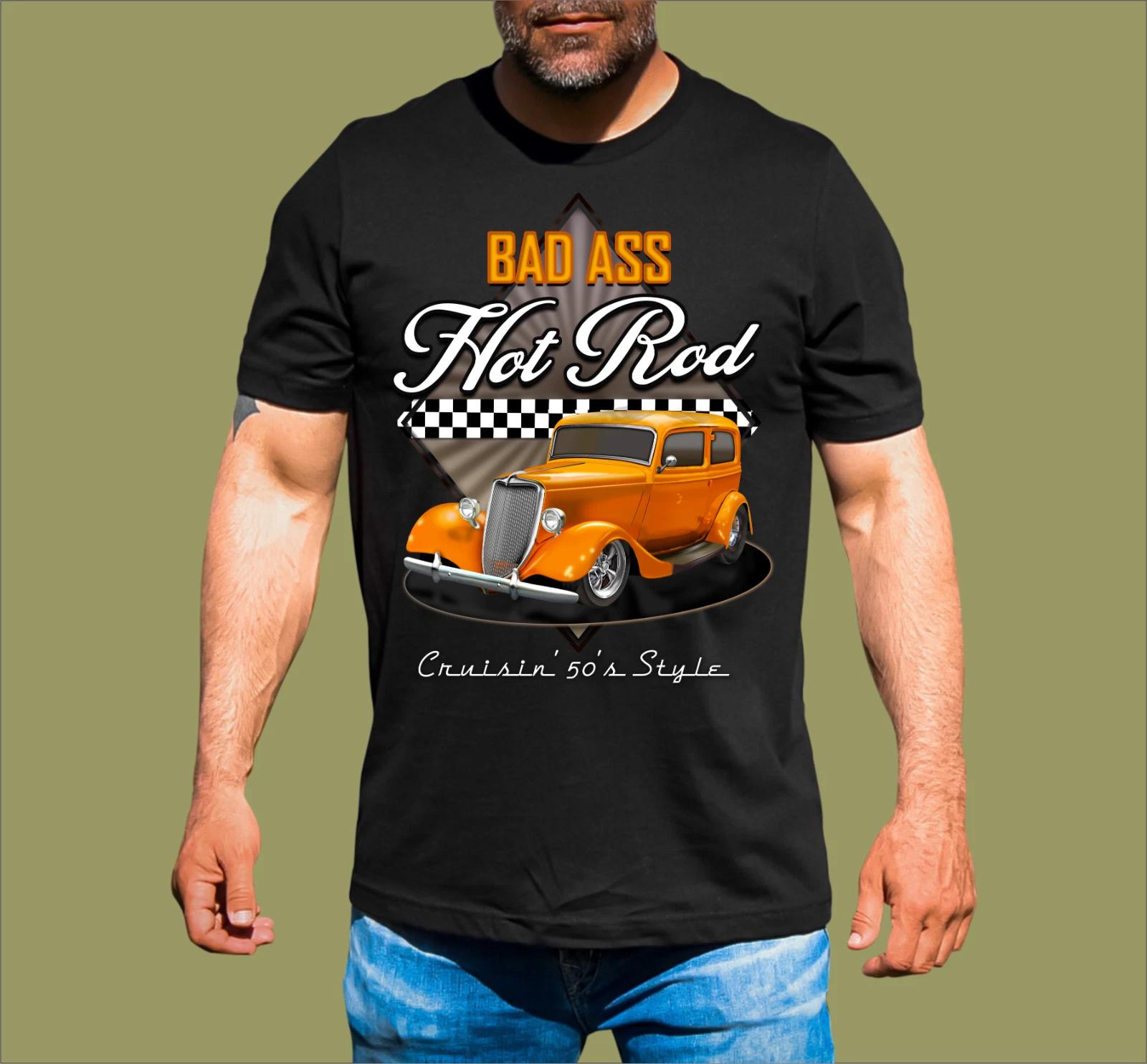 BAD ASS HOT ROD T-SHIRT 3XL