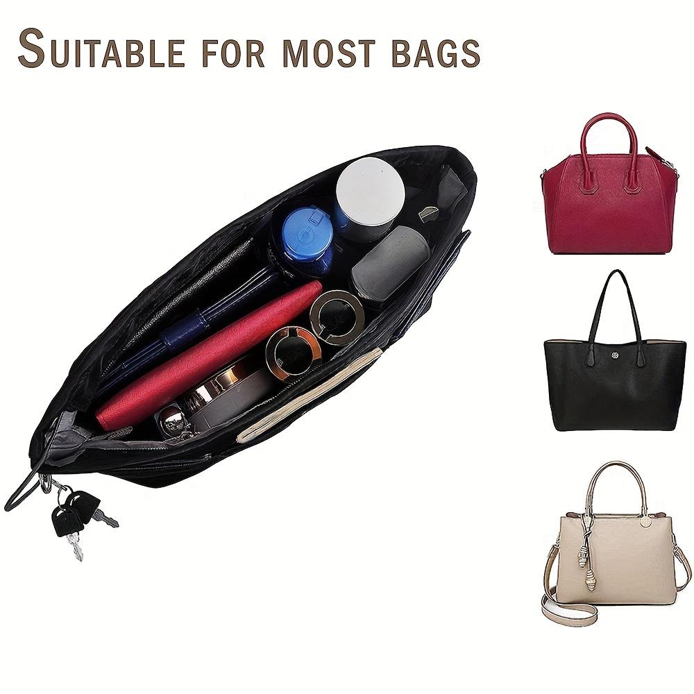 Foldable Nylon Tote Organizer, 13 Pockets, Lightweight & Washable. Perfect Cosmetic & Toiletry Storage Bag. Shop Now!