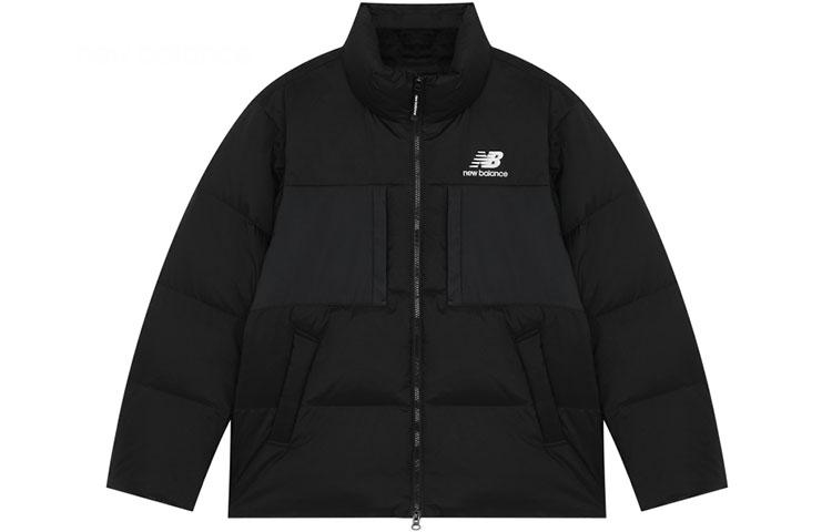 New Balance Down Jackets Unisex Black Stand Collar Moderate Other 5PB43053-BK S