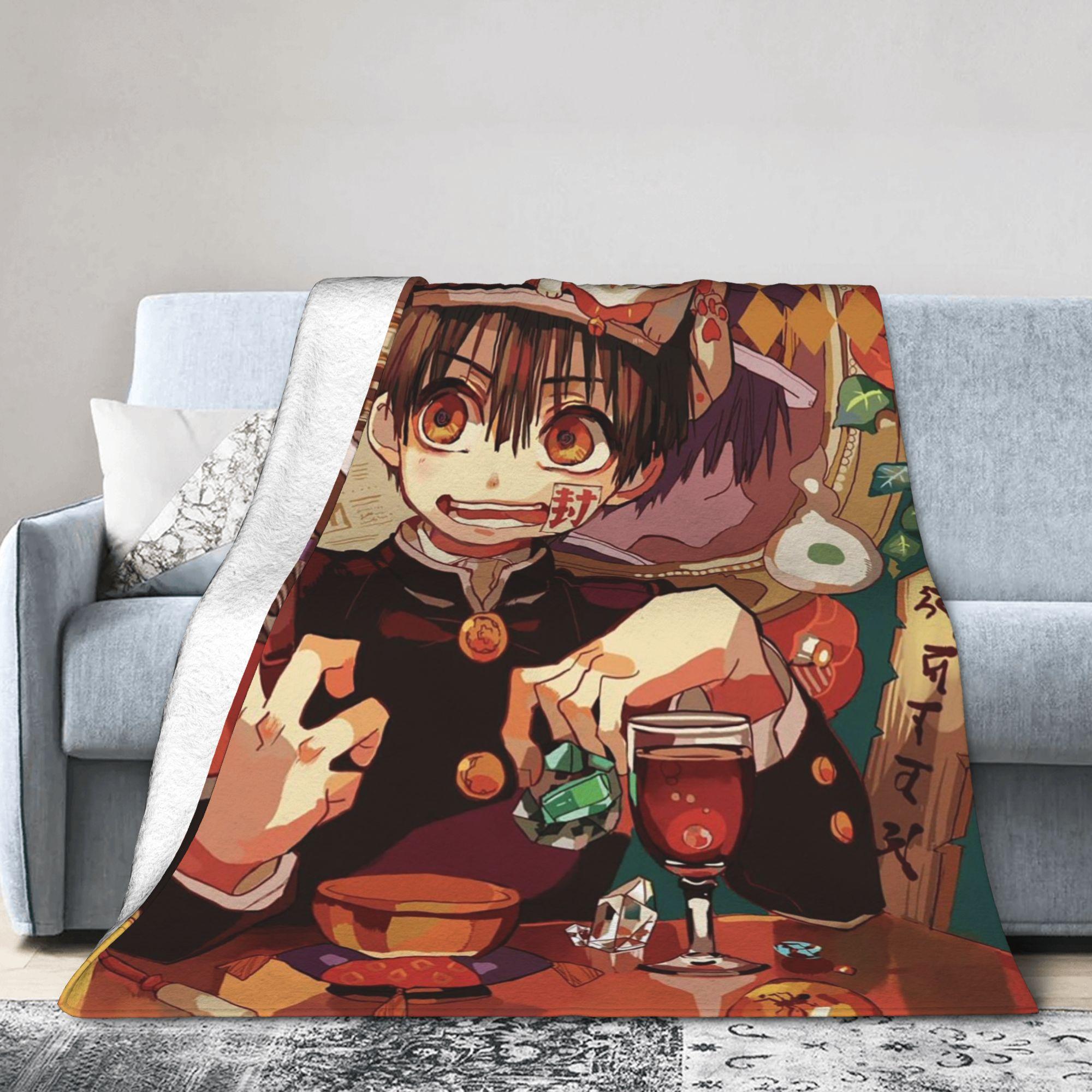 Yugi Amane Anime Blanket Velvet Textile Decor Hanakos Kuns Multifunction Warm Throw Blanket for Bedding Outdoor Rug Piece 80x120cm(31x47inch)