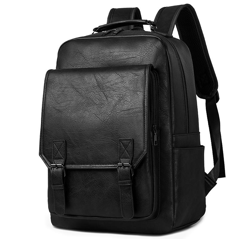 Fashion Men's Bag Trend Brand Retro Casual Backpack High Quality Waterproof Travel Bag Large Capacity Business Computer Bag