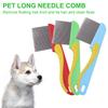 Stainless Steel Pet Hair Comb Seahorse Shape Lice Comb Wool Cleaning Supplies Dog Flea Comb  Cat