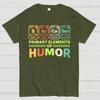 Grundelemente des Humors Baumwolle Sommer Lässig Cool Locker T-Shirt