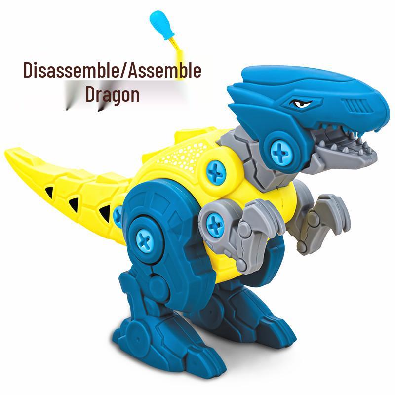 Jurassic Simulation Detachable Dinosaur Toy - Tyrannosaurus Rex Screw Assembly Set