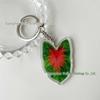 Creative Acrylic Leaf Keychain Earphone Bag Pendant Ornament