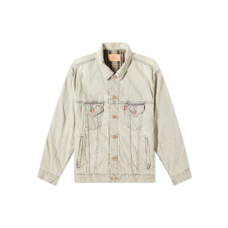 

Джинсовая куртка Levis свободного кроя с винтажной стиркой Мужские куртки Светло-серый 18871-0000 S