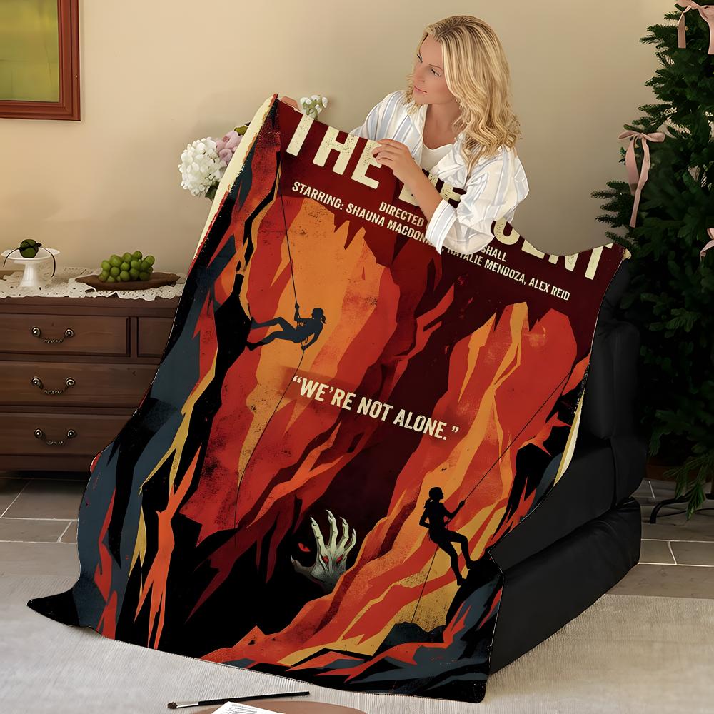 Movie T-The D-Descent Throw Flannel Blanket, Soft Warm, Durable & Washable cute Cool