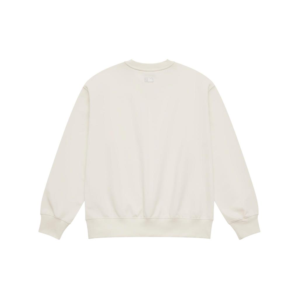 MLB New York Yankees Basic Kollektion SS25 Sweatshirt Unisex Creme 3AMTB0151-50CRS
