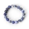 Charm Bracelet With Natural Stone Beads 6mm Purple Amethysts Yoga Beaded Bracelet For Women Man Best Friend Gifts Jewelry