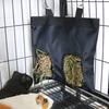 Pet Hay Feeding Bag Rabbit Hamster Can Be Hung In A Cage Feeding Tools Waterproof Feed The Straw Bag Guinea Pig Cage Accessories