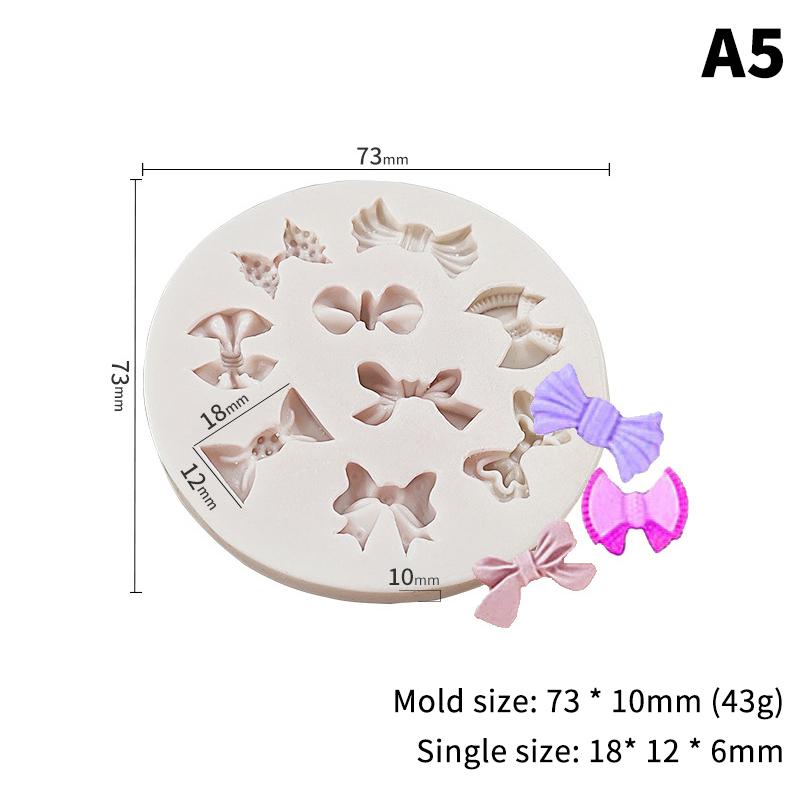 

Силиконовая 3D форма для шоколадного торта в форме банта, для украшения, ручной работы, инструменты для выпечки десертов