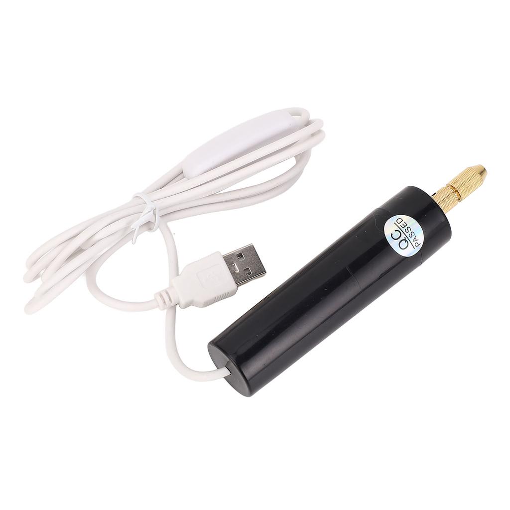 Mini Electric Hand Drill USB Multifunctional 11000rpm No Load Speed Resin Electric Hand Drill for Handcraft