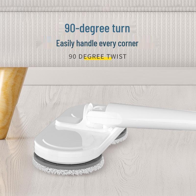 Wireless USB Rechargeable Floor Scrubber with Spray, Humidification, and Electric Mop Function