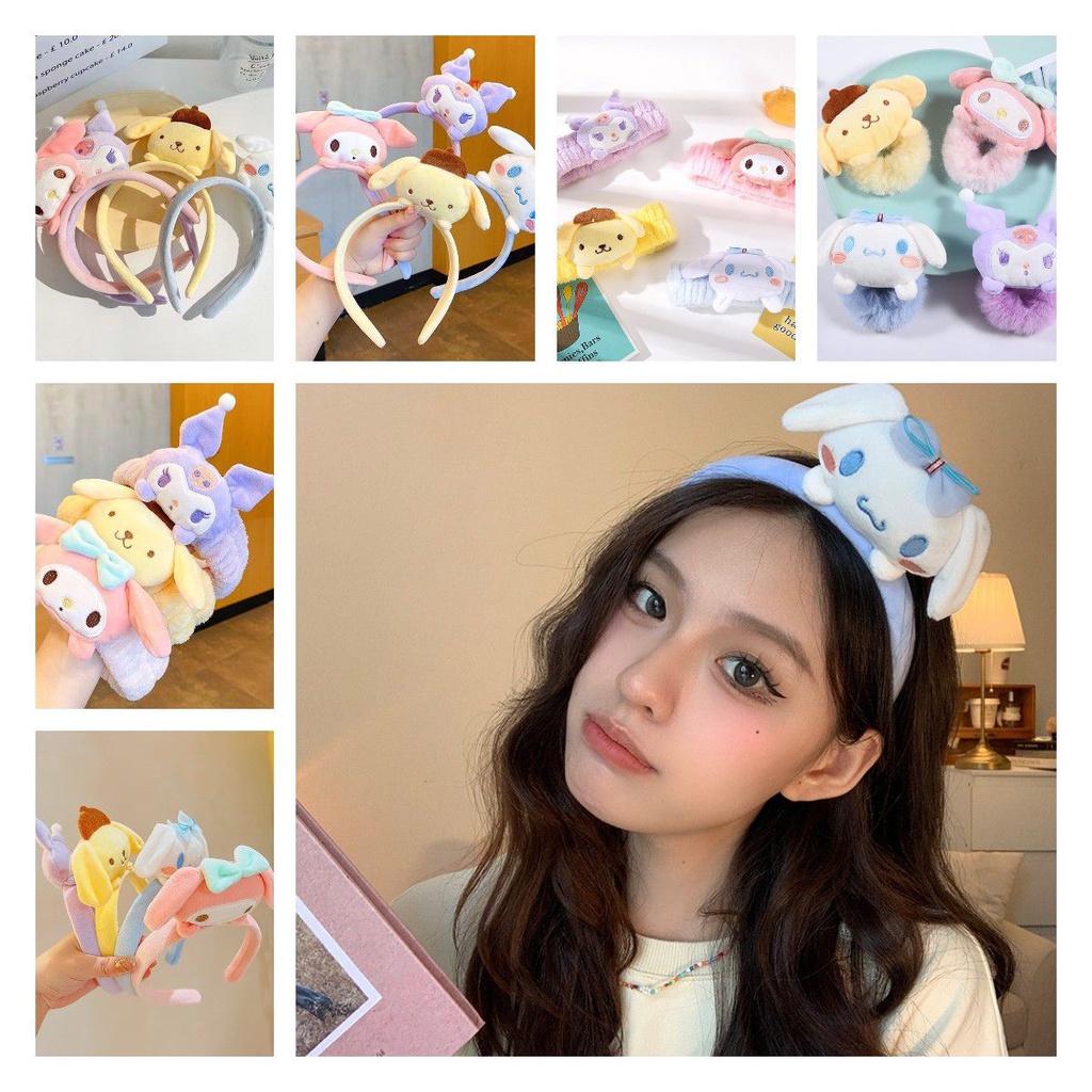 Sanrio Melody Hairband Cute Cartoon Elastic For Girls