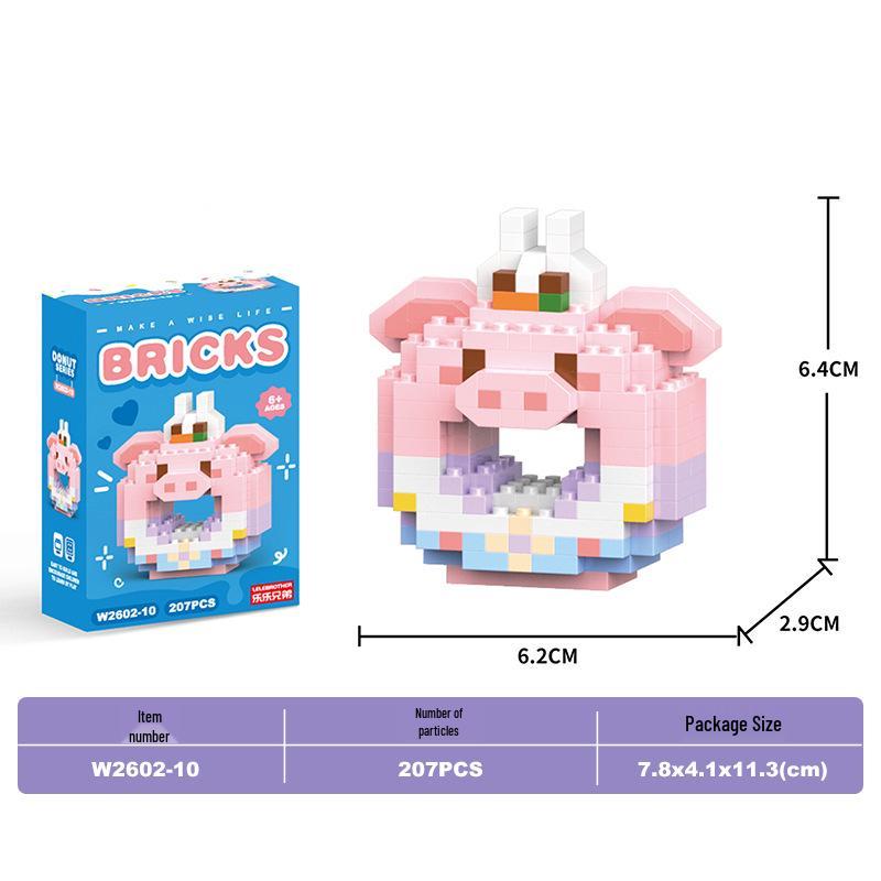 Santa Claus Micro Bricks Educational Toy - Compatible with LEGO, Building Blocks for Kids