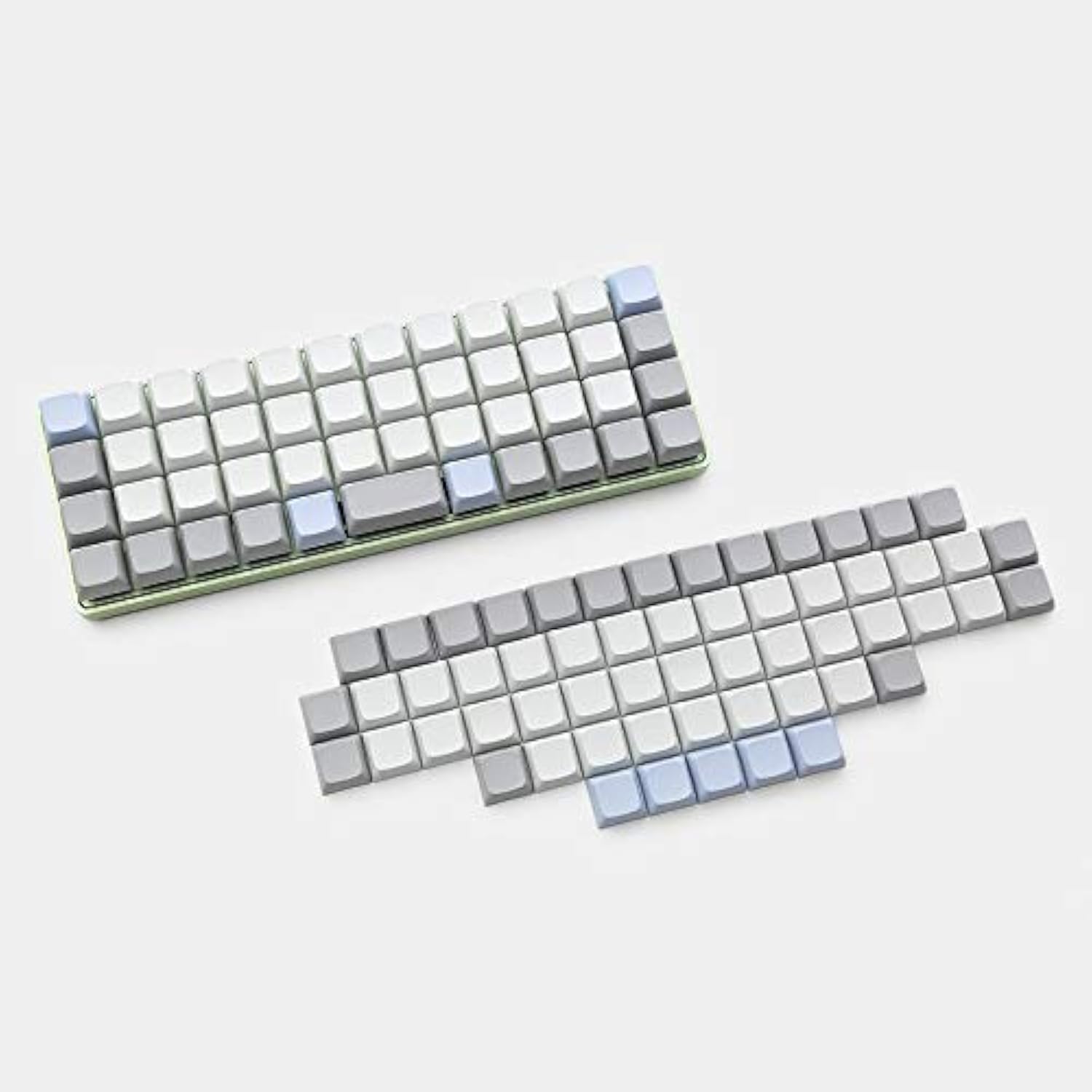 

YMDK XDA DSA Blank PBT Keycaps for Ortholinear Layout MX Keyboards XD75 ID75 Split36 Split46 Planck Preonic Niu40 (Keycaps Only)