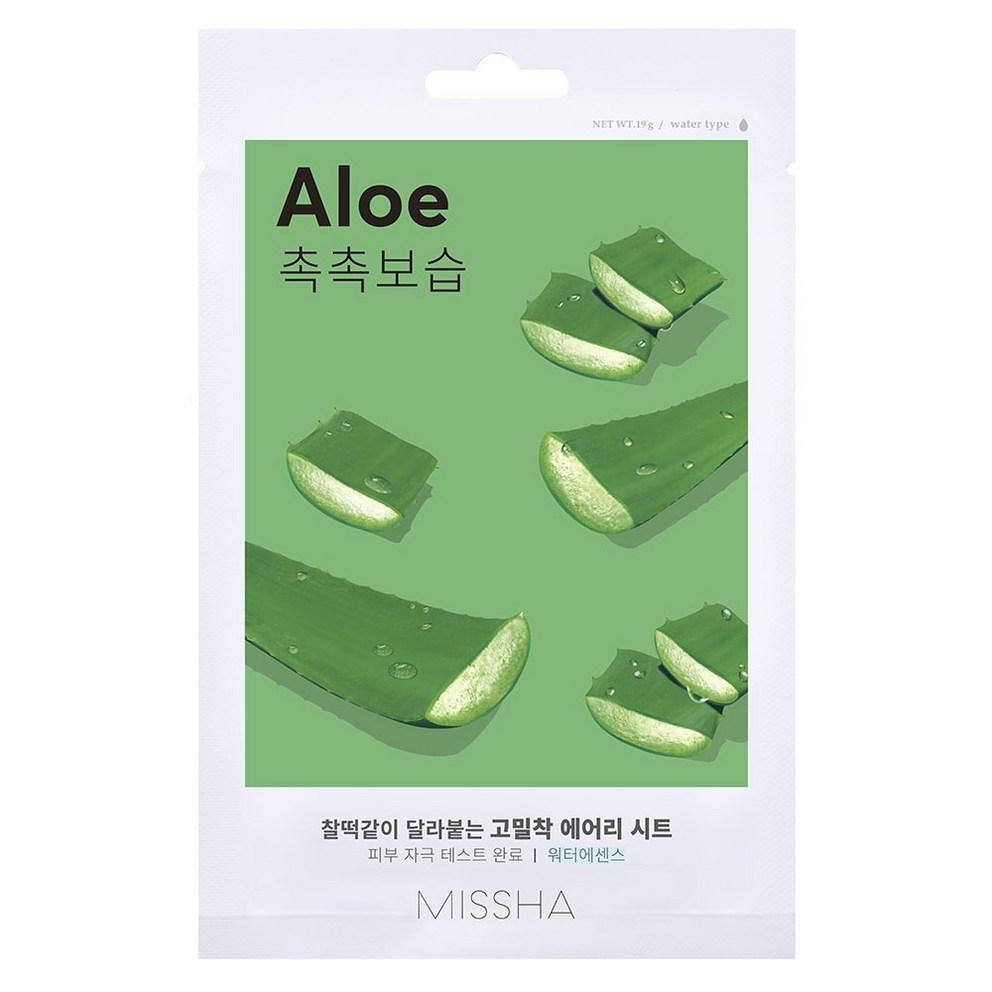 MISSHA Air Fit Тканевая маска с алоэ, 1 шт.