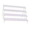 Natural Wood Showcase Shelf for Beauty Essentials and Sweets