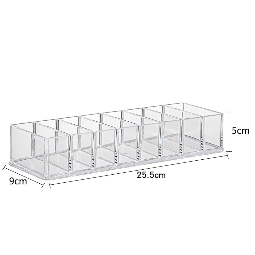8 Grids Cosmetic Box Case Classification Drawer Desktop Organizer Jewelry Storage Box Clutter Collection Box for Office Home