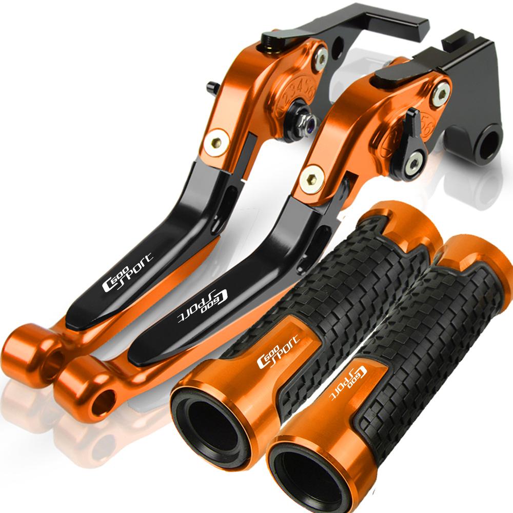 For BMW C600SPORT C 600 SPORT 2011-2015 Motorcycle Adjustable C600 SPORT Brake Clutch Levers Handlebar Handle Bar Grips