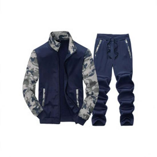 Men's Trendy Spring & Autumn Outdoor Sports Suit – Casual Long-Sleeve Top & Loose Pants