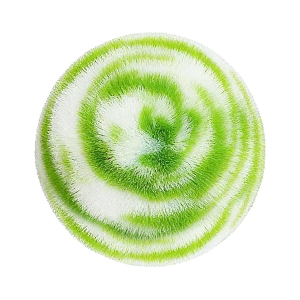 PP fiber Cleaning Balls Quick Cleaning Kitchen Stains Scrub Brush Colorful Stripes Balls With Hanging Rope Cleaning Tools
