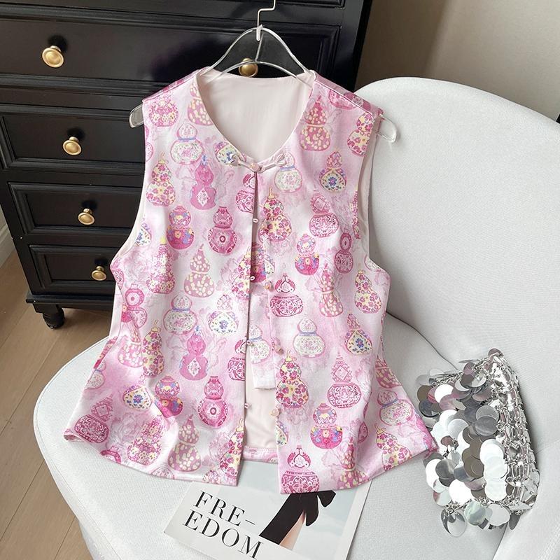 

Новый весенне-летний улучшенный жилет ретро жилет на каждый день 3XL ([Recommended 138-75kg])