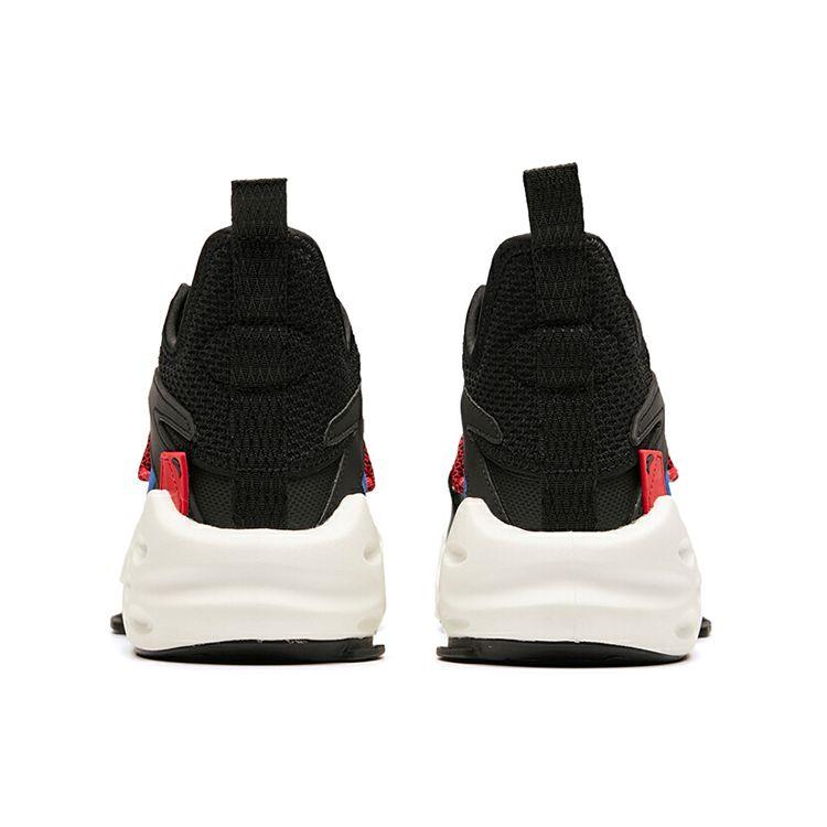 Anta Dominator Warmth And Anti-Slip Mid-Top Sneakers Men Sneakers Black White 112018087-5