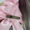 Sweet Ruffled Hairband Ribbon Bow Lolita Hair Clip Cute Maid Cosplay Headdress  Party
