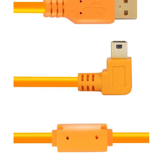 mini usb cable for Canon 5D3 5D2 6D2 80D 750D online shooting Nikon d90d3100 camera connection computer data transmission line