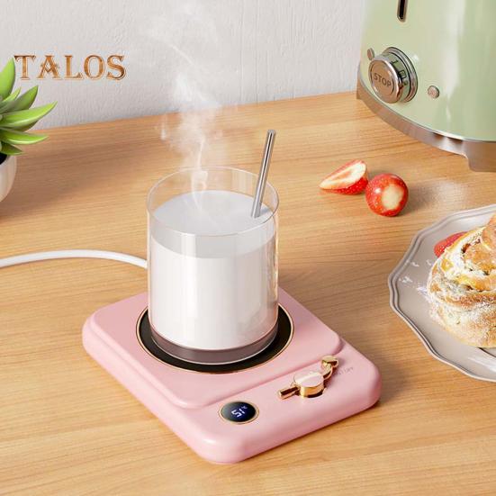 Scalda tazze da caffè elettrico Spegnimento automatico Display LED Sottobicchiere riscaldato USB Tre impostazioni di temperatura Sottobicchiere termostatico per tazze