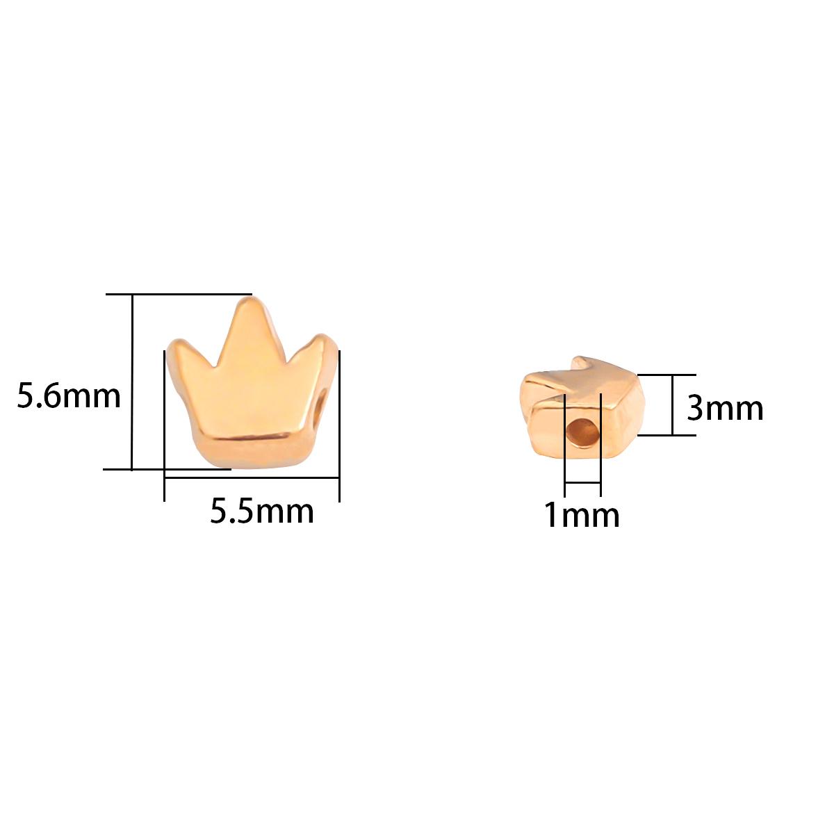 

10000 шт. CCB Золотой Серебряный Цвет Звезда Цветок Корона Бабочка Сердце Бусины Подвески Свободные Разделительные Акриловые Бусины DIY Изготовление Ювелирных Изделий Фурнитура Бусины-Шармы 5.6*5.5mm золотой